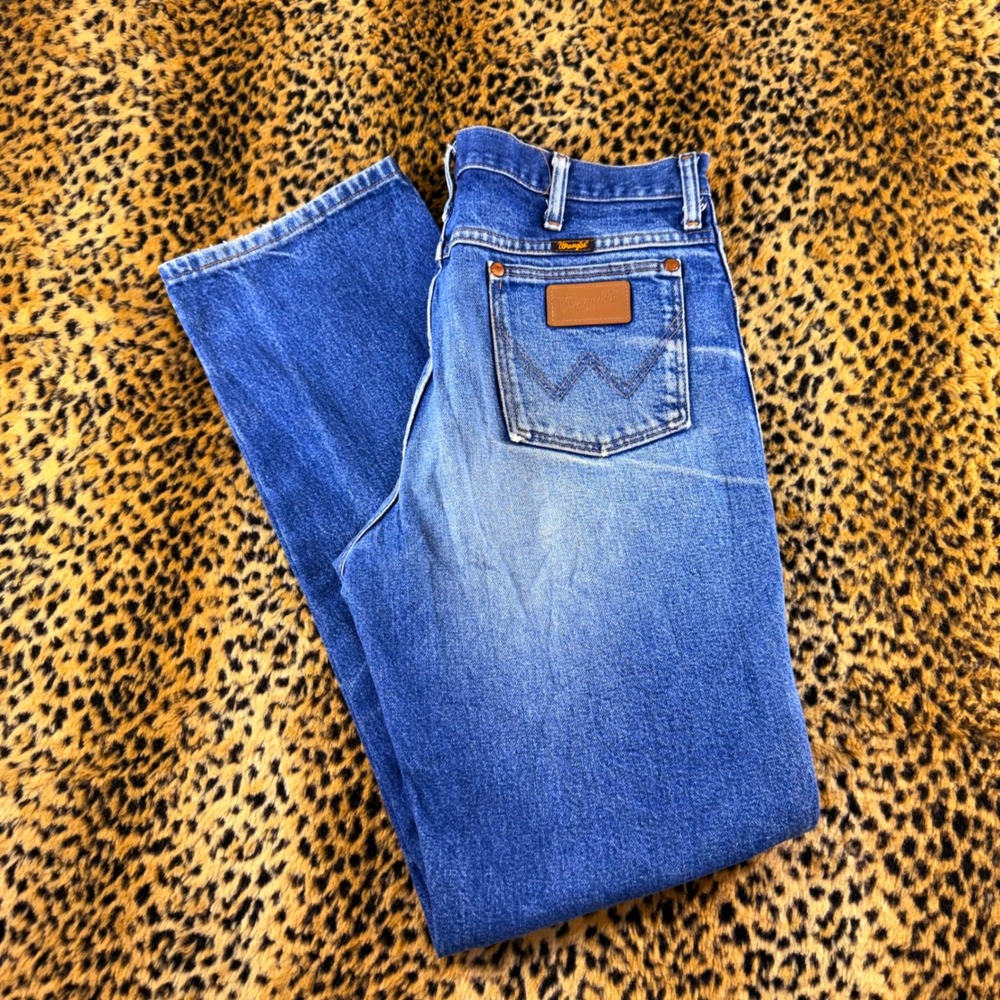 Vintage Wrangler Cowboy Cut 936PWD Blue Jeans Size 35x34